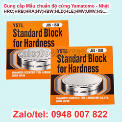 MẪU CHUẨN ĐỘ CỨNG YAMAMOTO, HRC, HV, HB